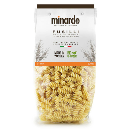 MAKARON FUSILLI SEMOLA ŚWIDERKI BIO 500g Minardo