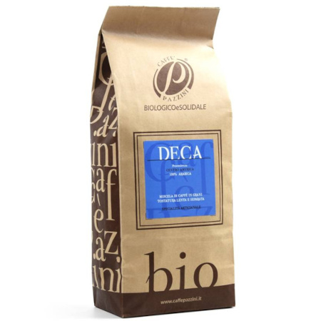 KAWA DECA BEZKOFEINOWA ziarnista 250g BIO Caffe Pazzini