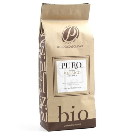 KAWA PURO MESSICO ziarnista 1kg BIO Caffe Pazzini