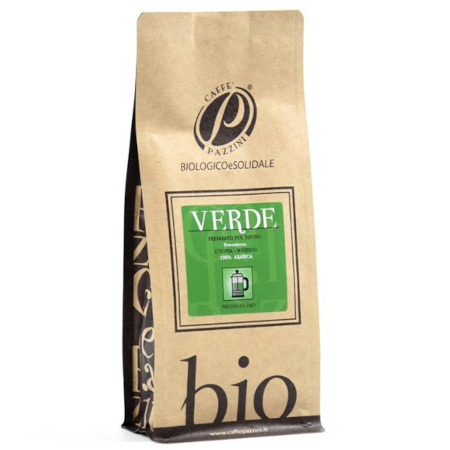 KAWA VERDE zielona mielona 1000g BIO Caffe Pazzini