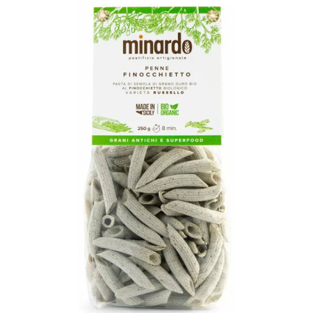 MAKARON PENNE AL FINOCCHIETTO koper BIO 250G SUPER FOOD Minardo