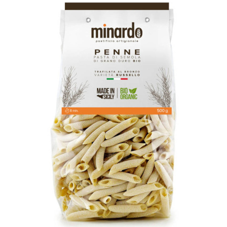 MAKARON PENNE SEMOLA PIÓRA BIO 500g Minardo