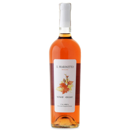 WINO IL MARINETTO IGP 2018 BIO GAGLIOPPO 100% RÓŻOWE SERGIO ARCURI