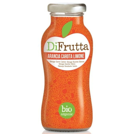Sok pomarańczowo-marchwiowo-cytrynowy DIFRUTTA ARANCIA CAROTA LIMONE Bevande Futuriste 200ml BIO