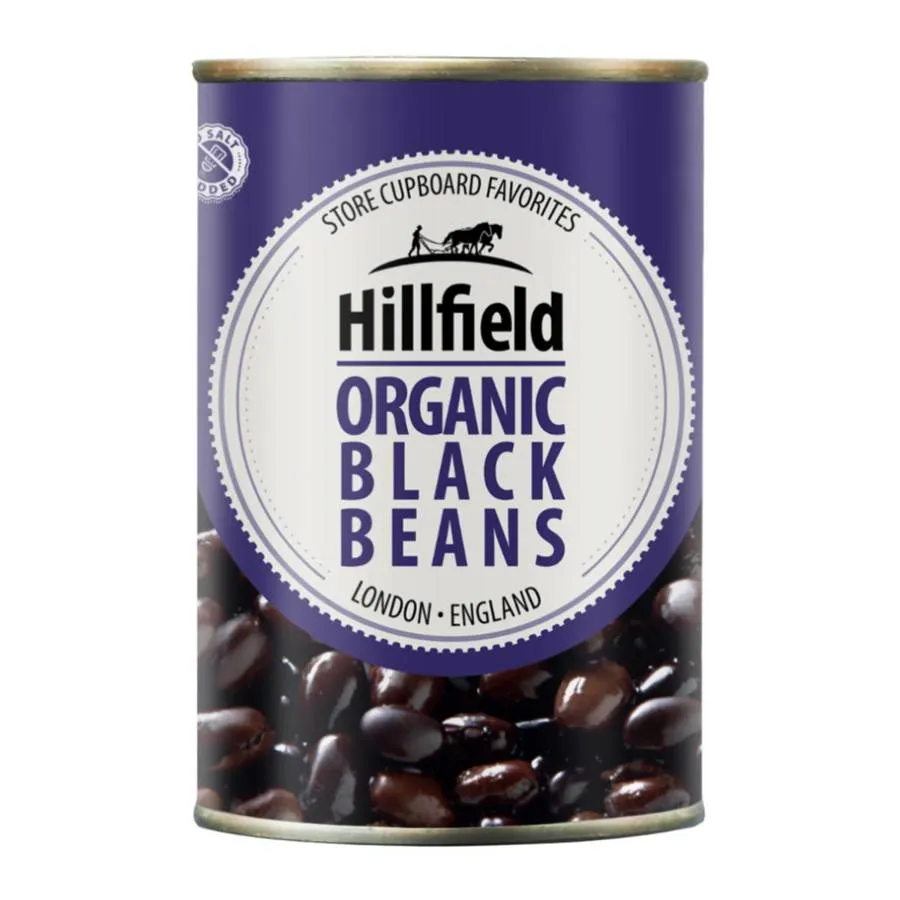 Czarna fasolka w puszce BIO 400g Hillfield
