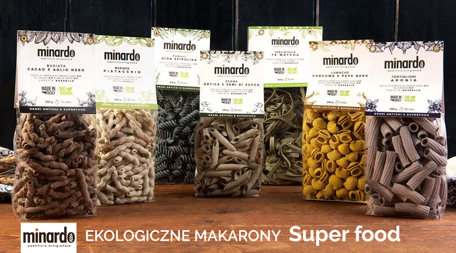 Minardo Super food ekologiczne makarony