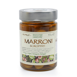 KASZTANY W SYROPIE Sciroppati marroni BIO 370 g Agritur