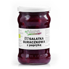 SAŁATKA BURACZKOWA Z PAPRYKĄ BIO 300g Jacentowska Piwniczka Smaku