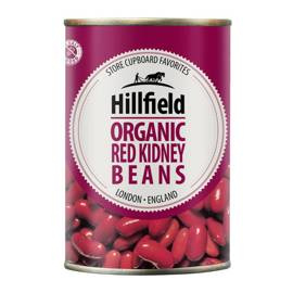 Czerwona fasolka w puszce BIO 400g Hillfield