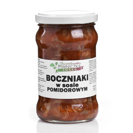 BOCZNIAKI W SOSIE POMIDOROWYM 300g Jacentowska Piwniczka Smaku