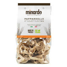 Makaron pełnoziarnisty szerokie wstążki Pappardelle Integrali BIO 500 g Minardo