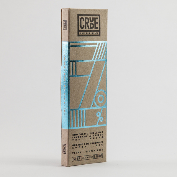 Czekolada surowa CRUDE RAW 70% BIO 50g Sabadi