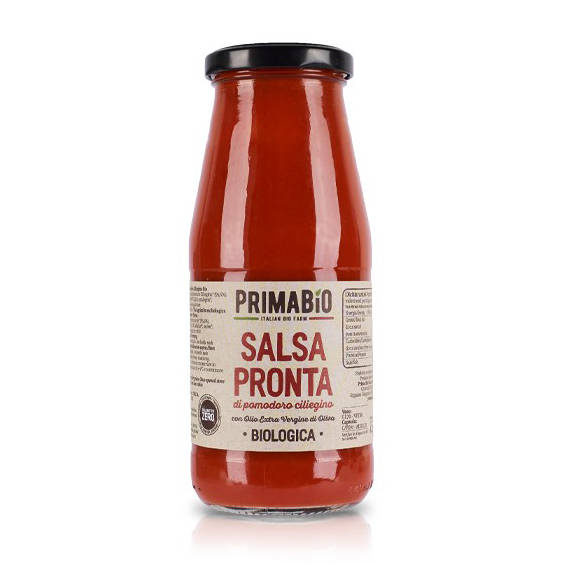 GOTOWY SOS POMIDOROWY Salsa pronta di ciliegino BIO 420G PrimaBio