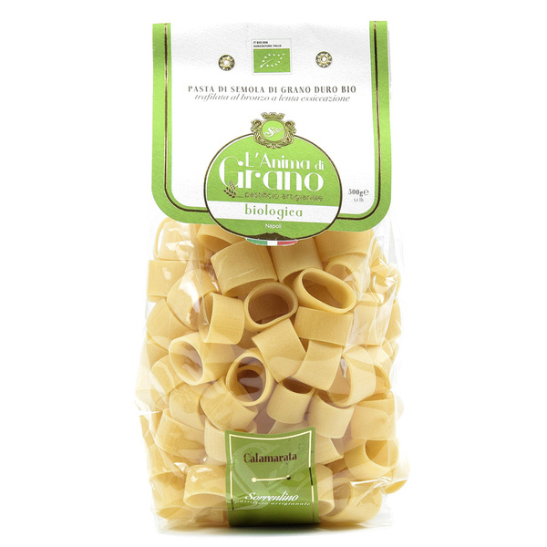 MAKARON CALAMARATA RURKI BIO 500G L'Anima di Grano Pastificio Sorrentino