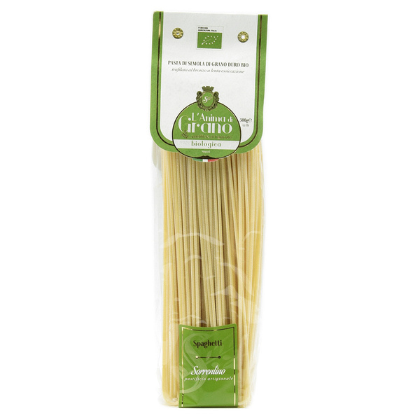 MAKARON SPAGHETTI NITKI BIO 500G L'Anima di Grano Pastificio Sorrentino