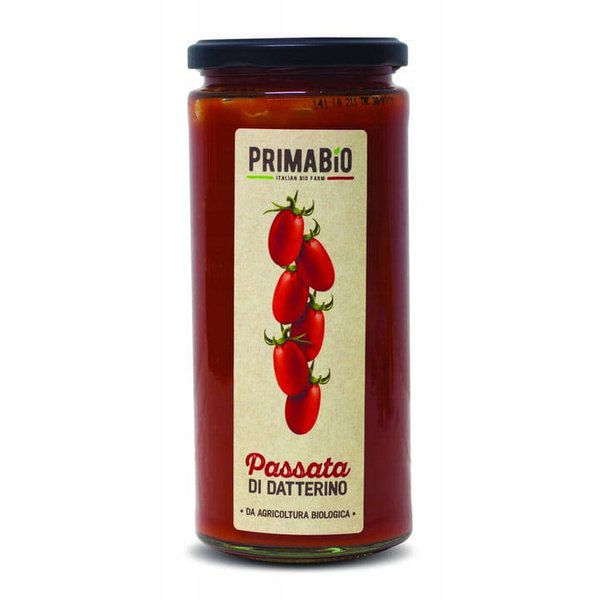 PASSATA DI POMODORINO DATTERINO BIO PRZECIER POMIDORY DAKTYLOWE 550G PrimaBio