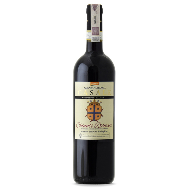 WINO CHIANTI RISERVA DOCG 2006 BIO DEMETER SANGIOVESE, CANAIOLO, COLORINO 100% CZERWONE WYTRAWNE CASALE
